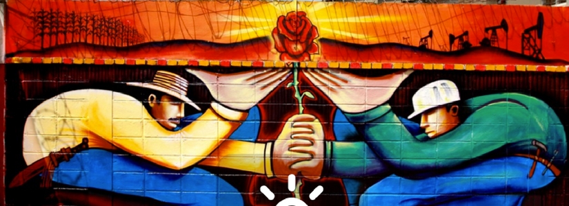 Mural, Colombia, CERLAC