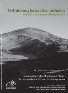 canadian journal of development studies, rethinking extractive industries